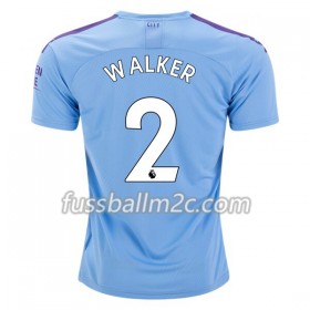 Fußballtrikots Manchester City Walker 2 Heim Trikotsatz 2019-2020